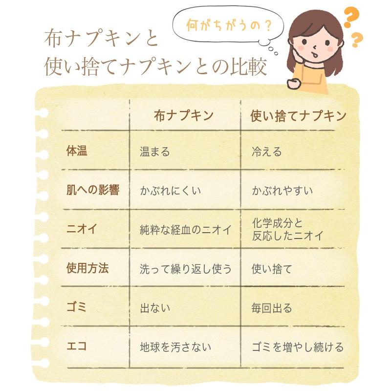 TAKEFU 竹布・布ナプキン ホルダー3枚セット、メール便使用