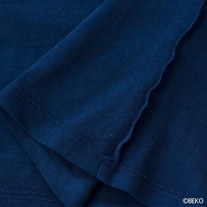 天衣無縫 藍染めby宝島染工（手染め）フライスタンクトップブラ（メール便使用で送料無料）ベコオリジナル オーガニックコットン |  | 03