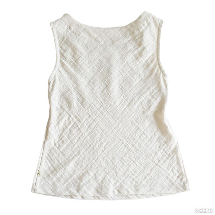 【ブラパッドポケット無しでリニューアル！】オーガニックコットン リネン タンクトップ  日本製 ATIRUNA（メール便使用で送料無料）AT210008 （返品不可） |  | 14