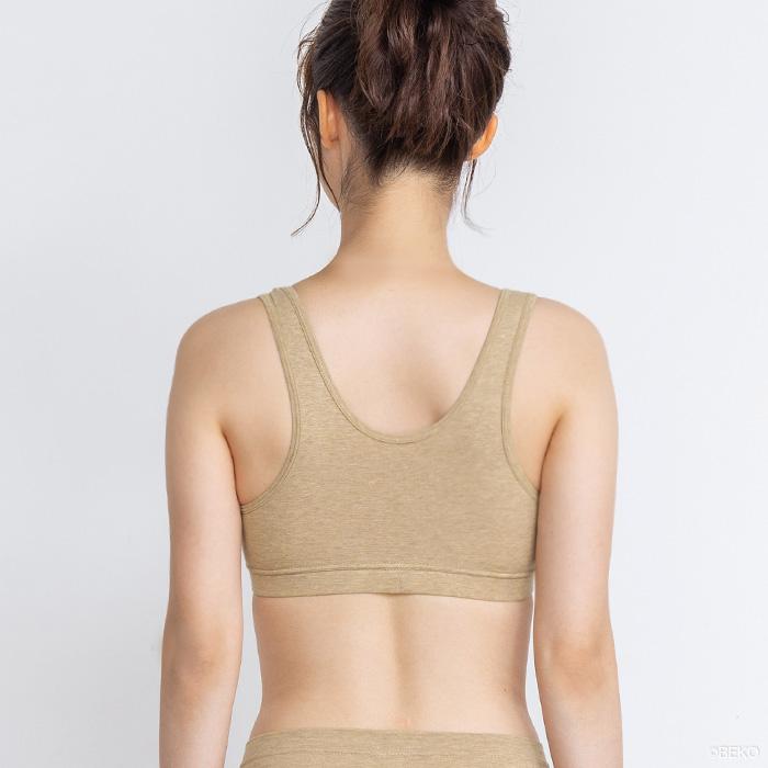 オーガニックコットン ゴムなしソフトブラ 日本製 ATIRUNA アティルナ （メール便使用で送料無料）AT210009 （返品不可） |  | 16