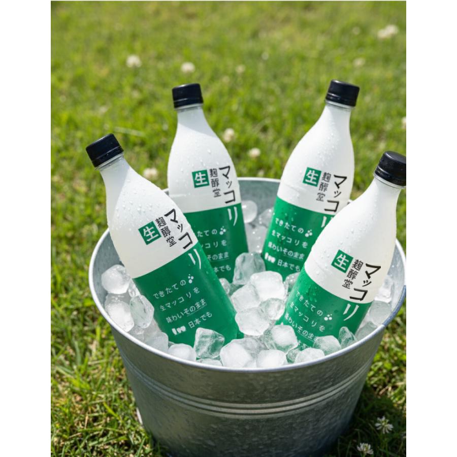 麹醇堂 生マッコリ 750ml(1BOX 12本入りセット) : 百歳酒ショップ