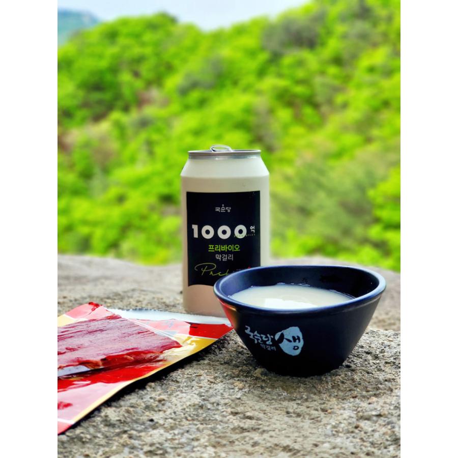 誕生日 お祝い 麹醇堂 1000億プリバイオマッコリ Can 350ml