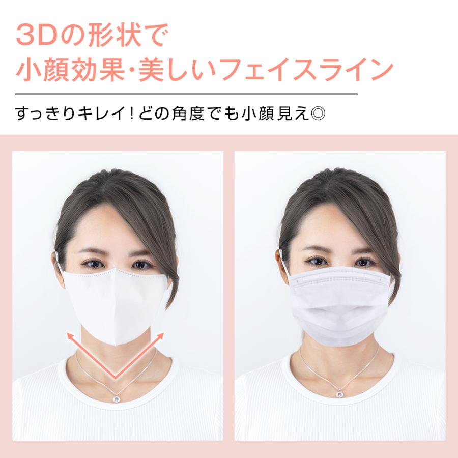 SOUSIA マスク 日本製 不織布 立体 10枚 3Dマスク 不織布 マスク 耳が