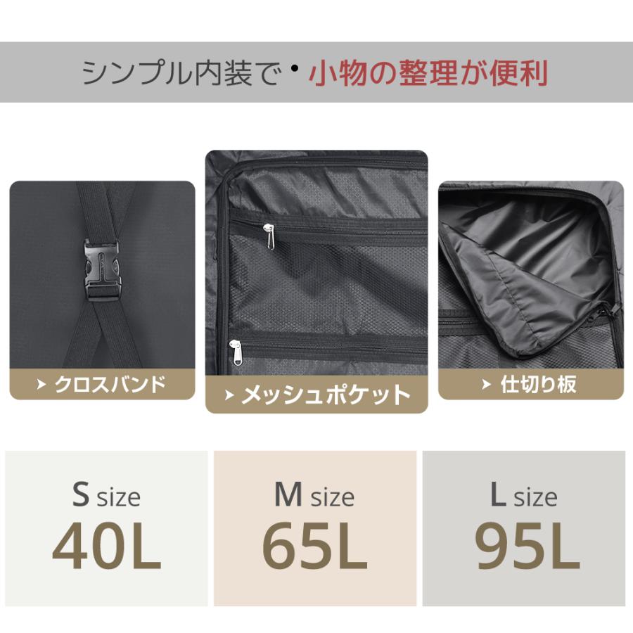 MyTravel スーツケース Lサイズ ブラック 大容量 BARGOCH スーツケース 機内持ち込み キャリーケース 軽量 大容量 静音
