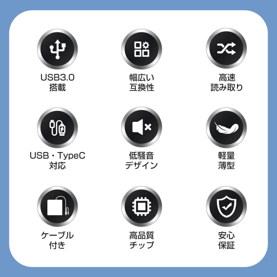 DVDドライブ 外付け CDドライブ USB 3.0 DVD プレイヤー ポータブルドライブ 静音 高速 軽量 CD/DVD読取/書込 Window/Mac OS対応 送料無料 | ブランド登録なし | 04