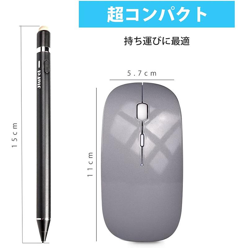 マウス ワイヤレス マウス 無線 超静音 バッテリー内蔵 充電式  超薄型 省エネルギー  高精度 Mac/Windows/surface/Microsoft Proに対応 送料無料 |  | 01