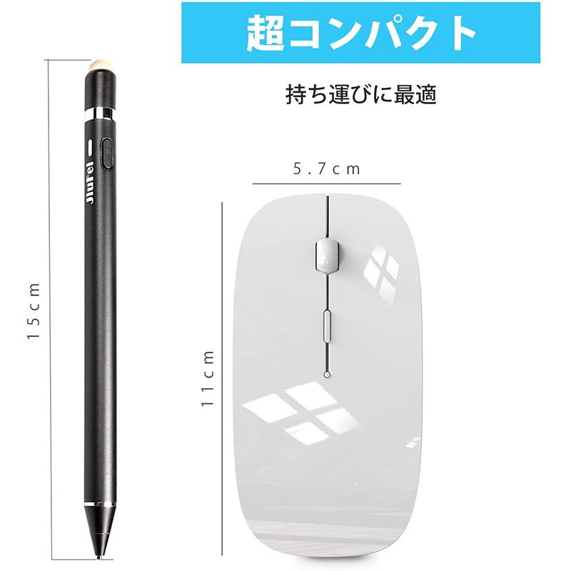 マウス ワイヤレス マウス 無線 超静音 バッテリー内蔵 充電式  超薄型 省エネルギー  高精度 Mac/Windows/surface/Microsoft Proに対応 送料無料 |  | 02