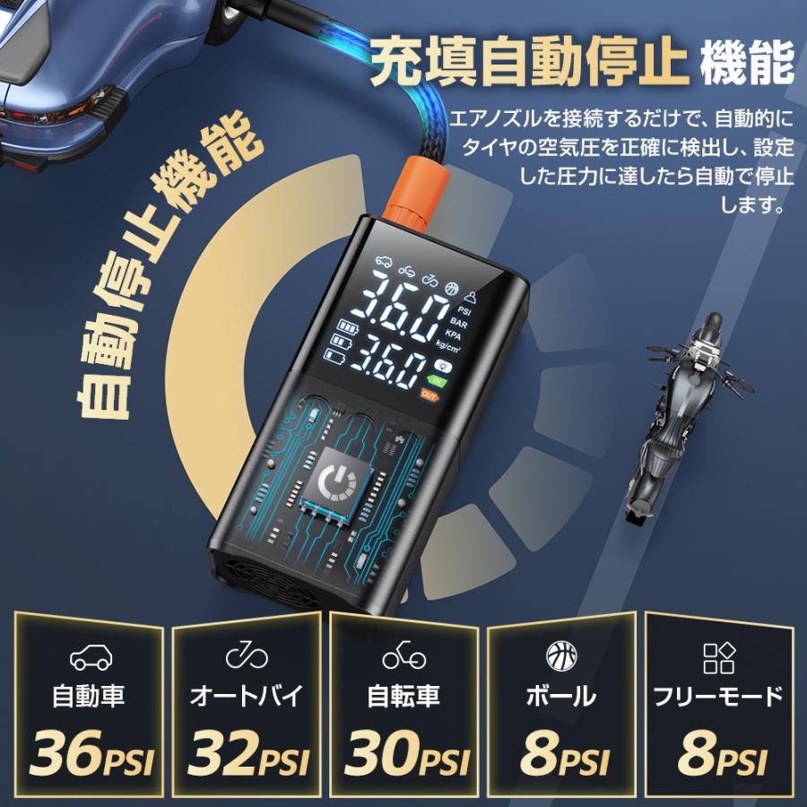 電動空気入れ 車 充電式 コードレス バイク 空気入れ 多機能 usb 電動空気入れ 車 充電式 コードレス バイク 空気入れ 多機能 usb