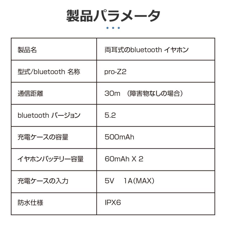 ワイヤレスイヤホン Bluetooth5.2 ANCノイズキャンセリング コンパクト 高音質 重低音 防水 スポーツ iPhone Android ブルートゥース 最新型 敬老の日｜belando｜15