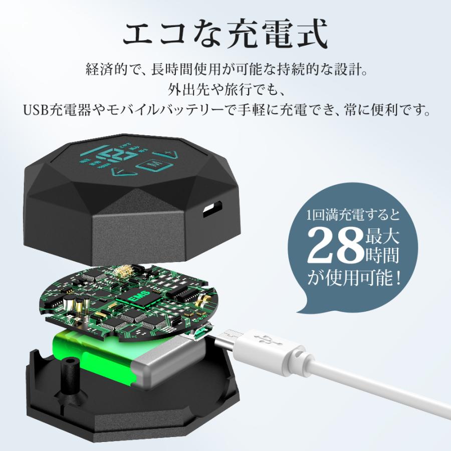 EMS腹筋ベルト ジェルシート不要 8種類モード 30段階強度 USB充電式 Amazon.co.jp: 【2025全新モデル 洗えEMS腹筋ベルト】ジェル