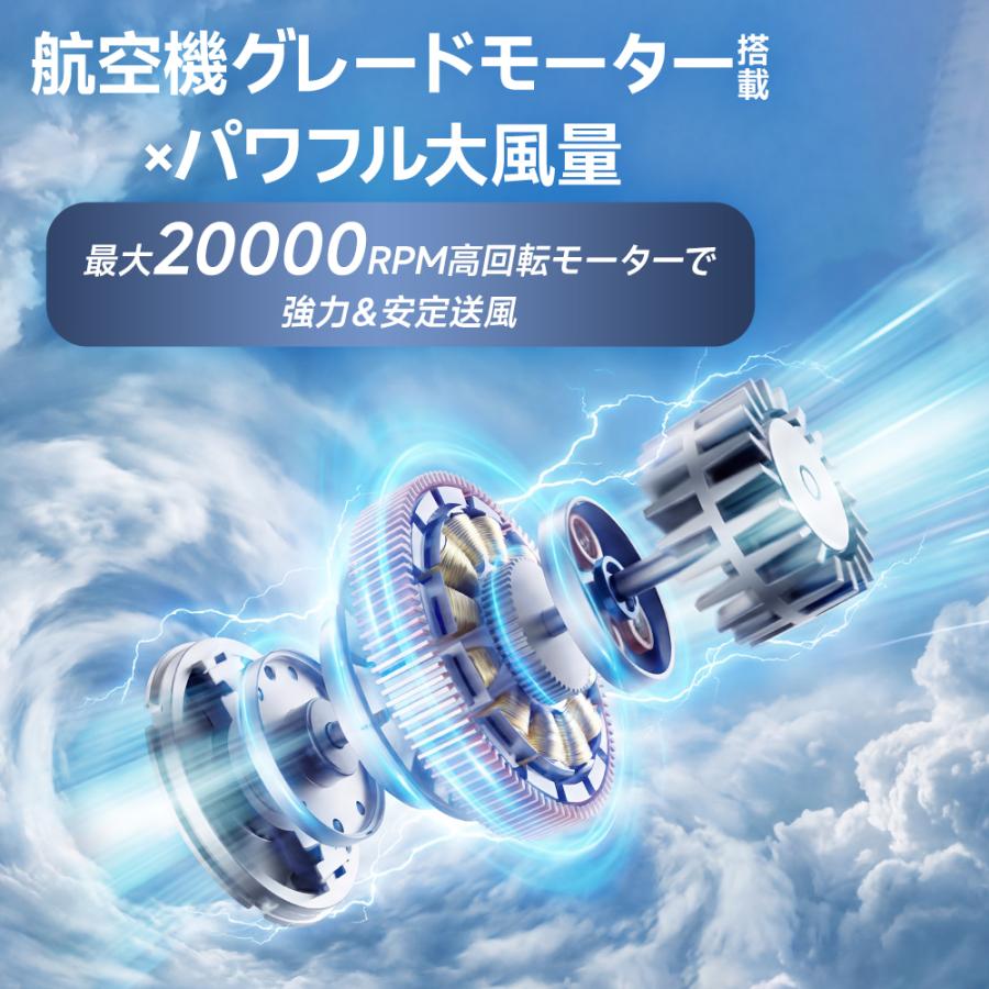 「1台7役」 ハンディファン クリップファン クリップ扇風機 腰掛け扇風機 小型扇風機 首掛け 日傘 卓上 携帯 扇風機 199段階調整 ストラップ付 熱中症対策 爆買 | ブランド登録なし | 07