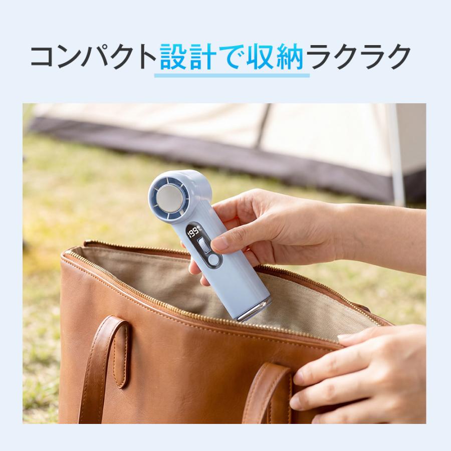【超小型★クーポンで2232円！】 ハンディファン 冷却プレート 小型 ミニ 手持ち扇風機 7000mAh 無段階風量 超強風 -26℃瞬間冷却 携帯扇風機 扇風機 静音 爆買 | ブランド登録なし | 21