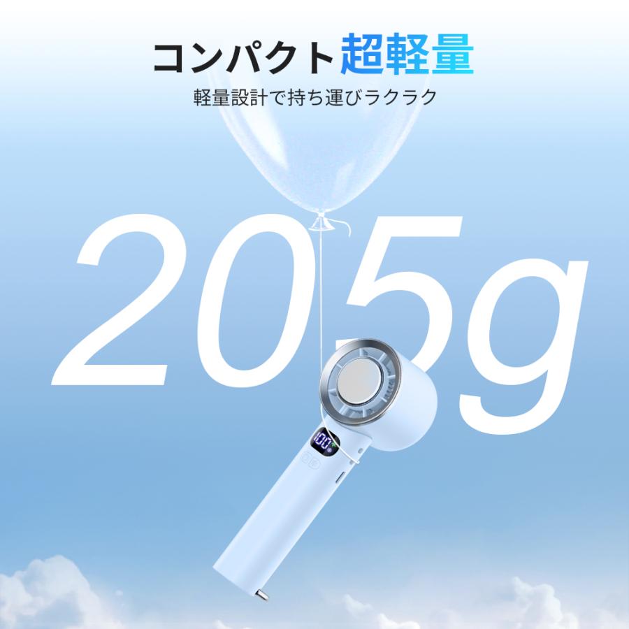 【売れ筋NO.1】 ハンディファン 携帯扇風機 扇風機 小型 -28℃ 冷却プレート 手持ち扇風機 90°折り畳み 100段階調整 6800mAh大容量 LED残量表示 24H連続 爆買 | ブランド登録なし | 25