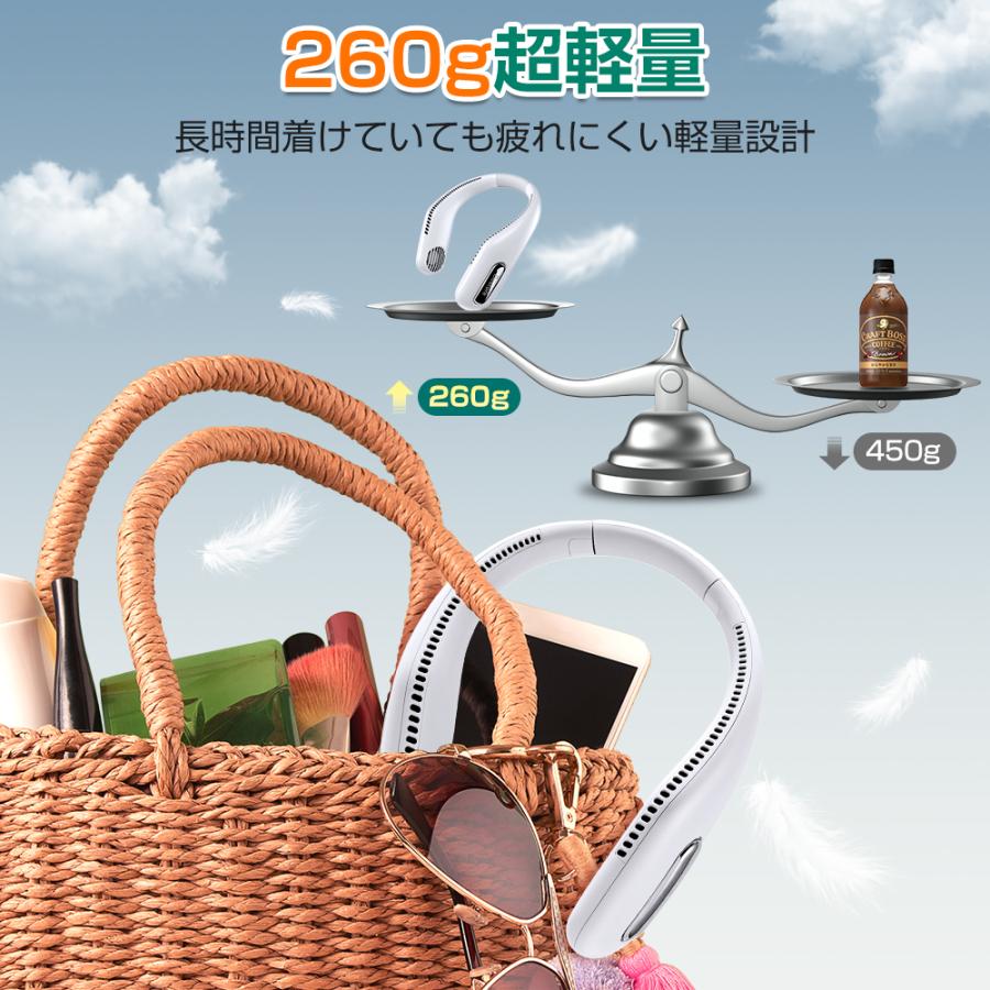 首掛け扇風機 羽なし 充電式 扇風機 ネッククーラー 冷却 360°送風 携帯扇風機 首かけ USB充電式 首掛けファン 熱中症 マスク蒸れ ひんやり アウトドア 2026 | ブランド登録なし | 12