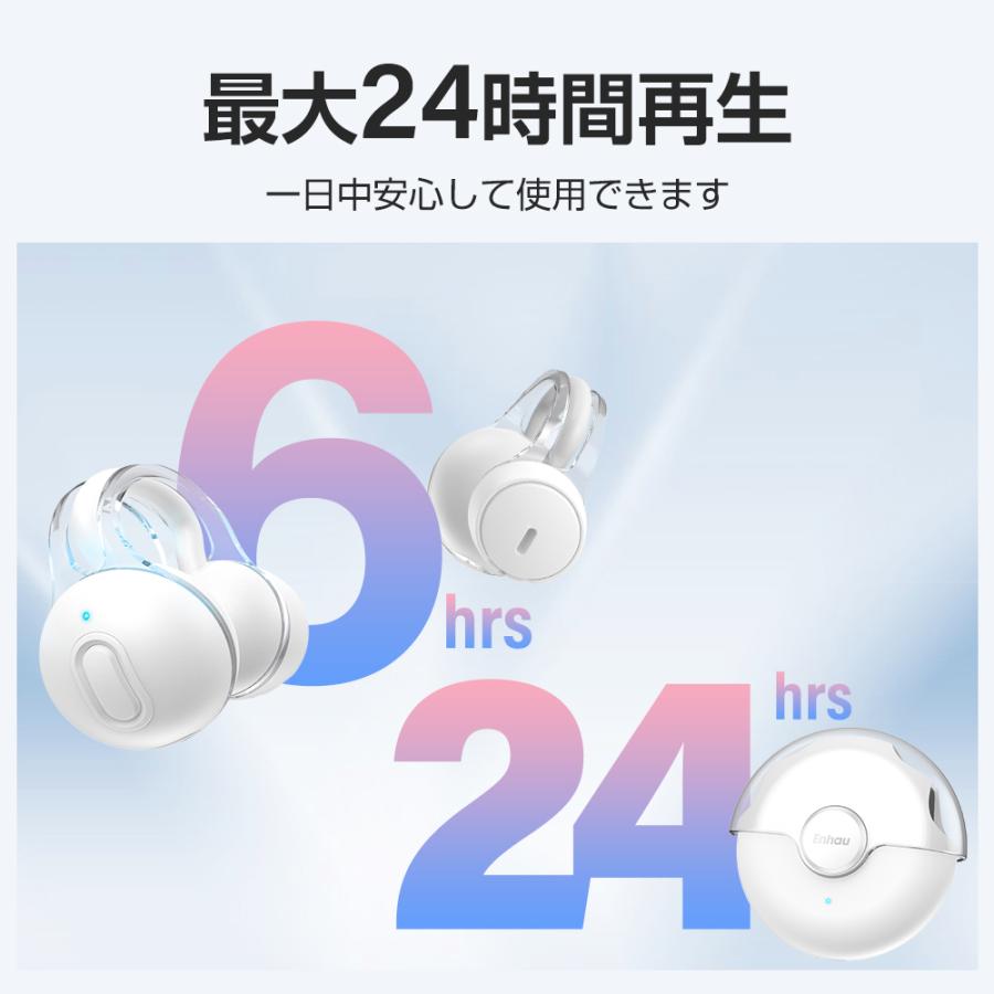 イヤホン ワイヤレスイヤホン Bluetoothイヤホン 耳を塞がないイヤホン 長時間再生 ブルートゥース 片耳 両耳自動ペアリング IPX7防水 iPhone/Android対応 | ブランド登録なし | 18