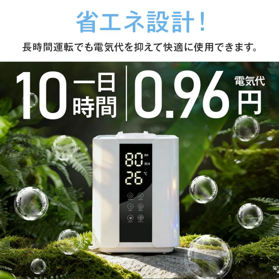 【限定クーポンで4140円！】 加湿器 大容量 6L 卓上 超音波式 ダブル噴霧 湿度設定 花粉対策 除菌 空焚き防止 UVライト マイナスイオン アロマ タイマー 2026 | ブランド登録なし | 16