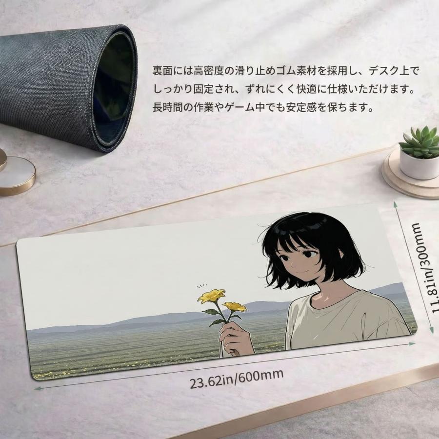 マウスパッド オリジナルマウスパッド 名入れ 大きい 大型 デスクマット 30cm×60cm 滑り止め おしゃれ マウス対応 ゲーミングマウスパッド パソコン周辺機器 |  | 12
