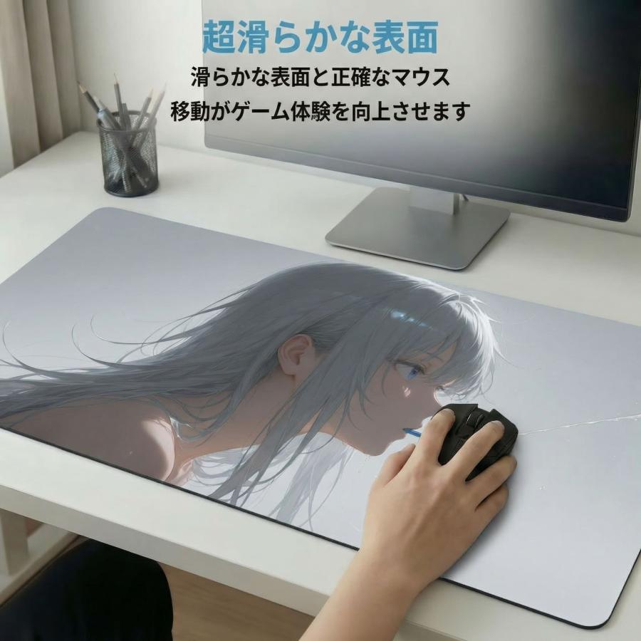 マウスパッド オリジナルマウスパッド 名入れ 大きい 大型 デスクマット 30cm×60cm 滑り止め おしゃれ マウス対応 ゲーミングマウスパッド パソコン周辺機器 |  | 13