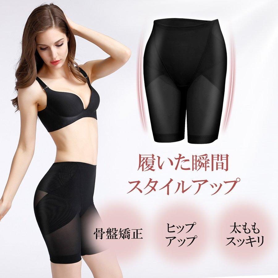 ナノカレント 骨盤ヒップUPサポーター 補正インナー 骨盤サポーター グンゼ サブリナ ガードル 3分丈 補正 ボトム インナー M-L・L-LL