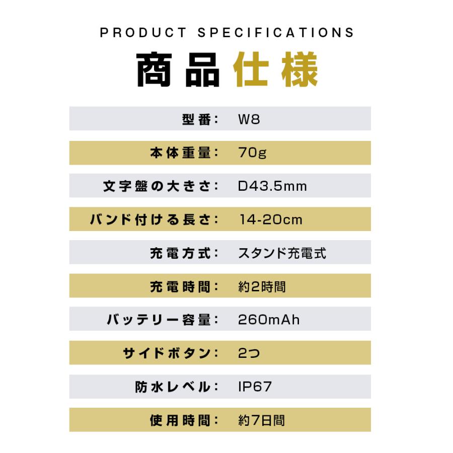 【2026年最新版・GPS機能搭載】 スマートウォッチ 血圧 血中酸素 心拍計 24時間健康管理 スマートブレスレット 歩数計 iphone android 対応 | ブランド登録なし | 13