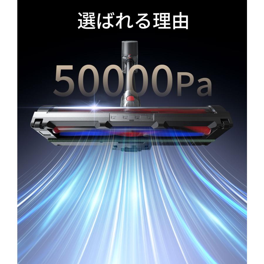 掃除機 コードレス掃除機 パワフル吸引 コードレス LEDライト 液晶