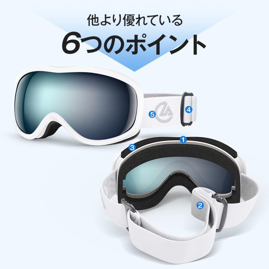 スキー ゴーグル スキーゴーグル ダブルレンズ スノーボードゴーグル