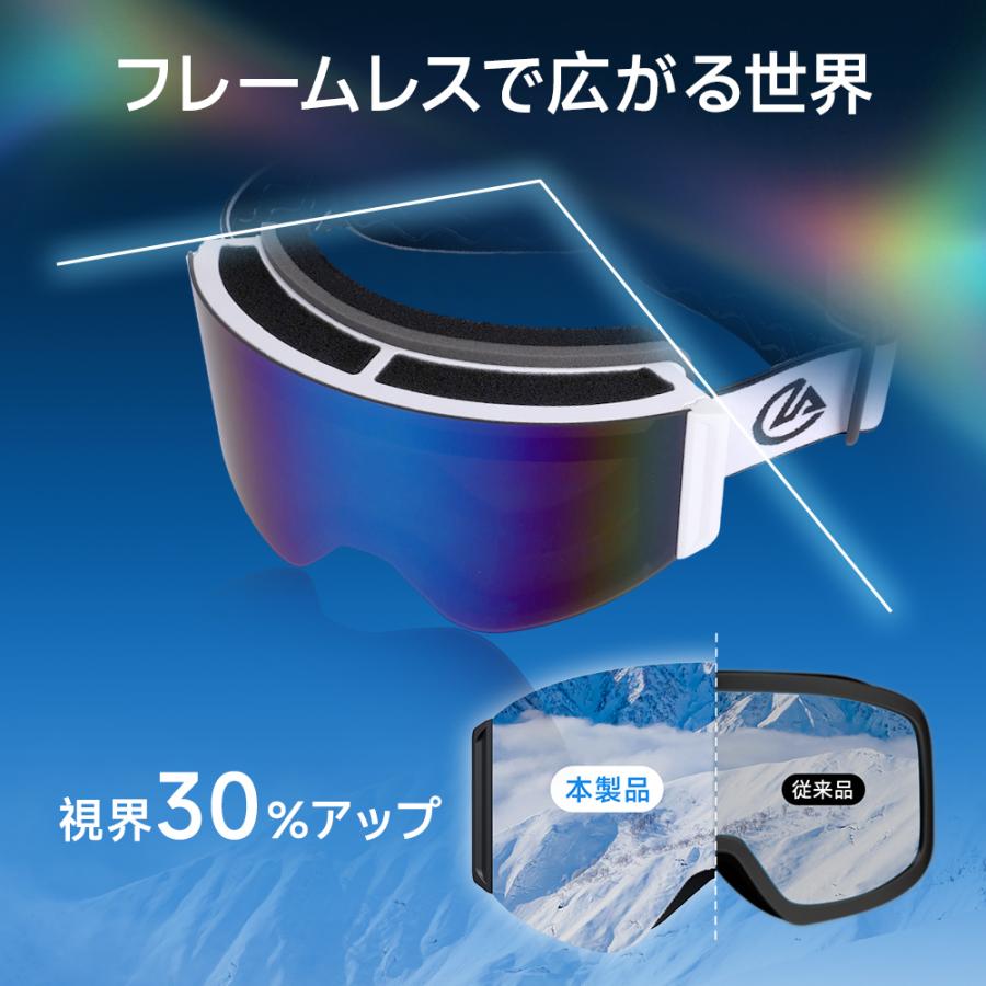 スノーボードゴ一グル スキー ゴーグル 紫外線カット 曇り止め加工 UV