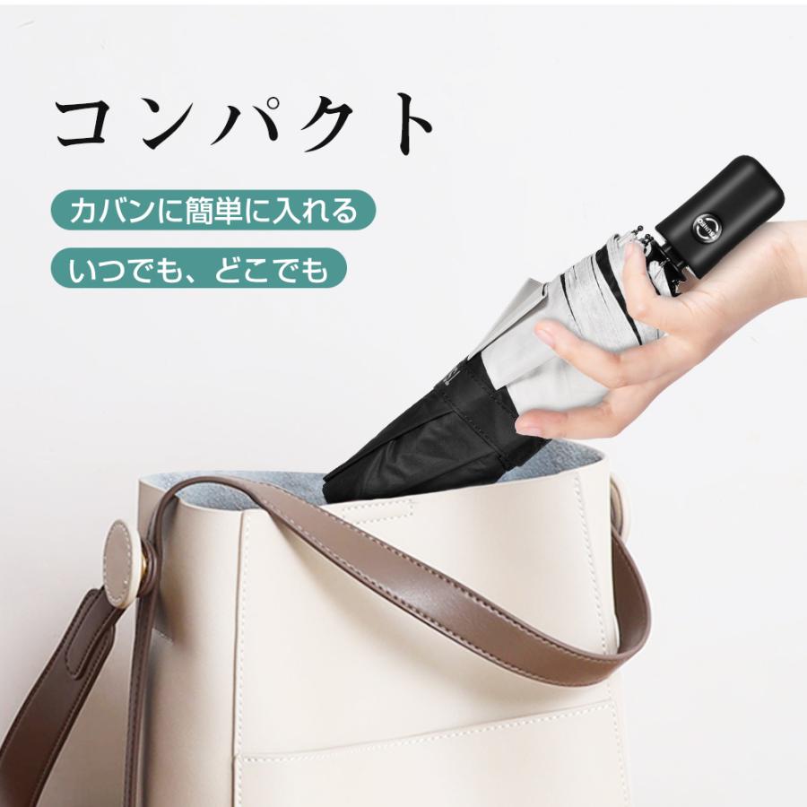 折りたたみ傘 晴雨兼用 日傘 完全遮光 UVカット 100％遮熱 8本骨 軽量 梅雨 折畳み傘 雨具 携帯 レディース 耐風 UV対策 紫外線対策 遮熱 遮光 コンパクト | ブランド登録なし | 24