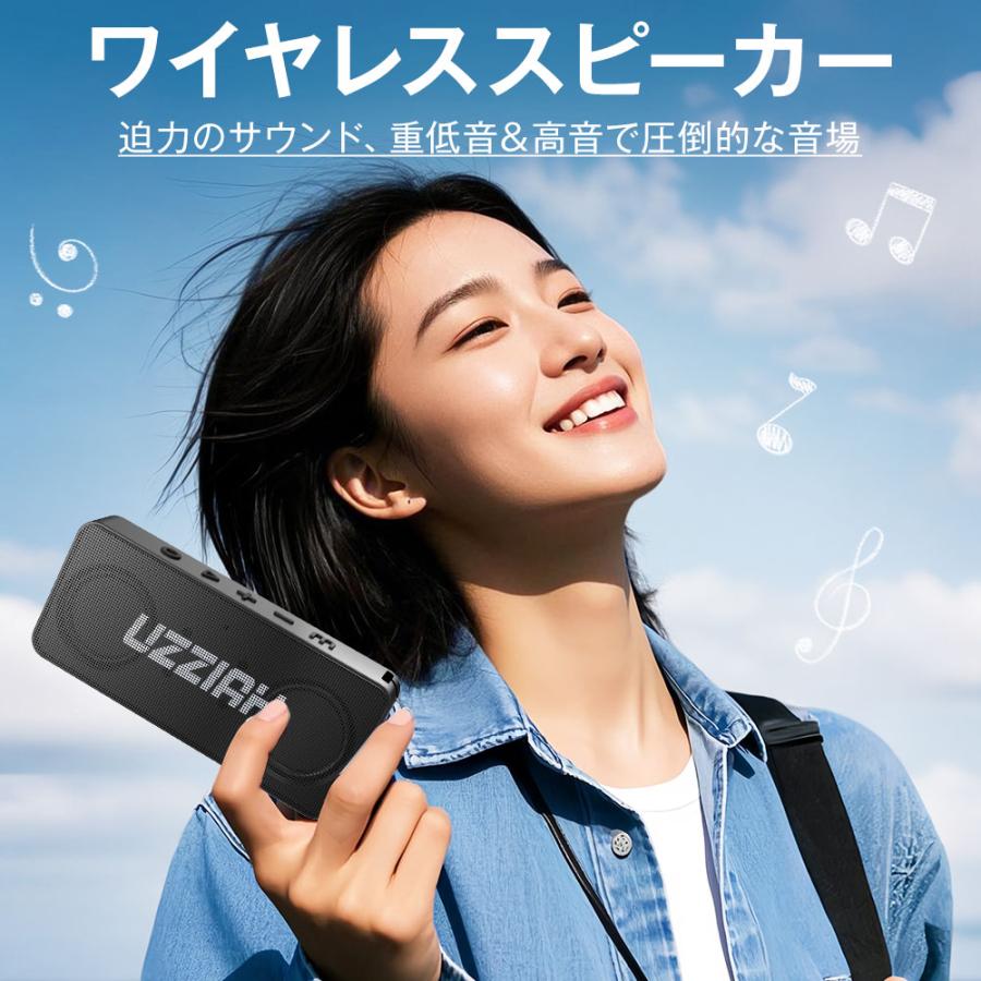 ワイヤレススピーカー スピーカー Bluetooth 5.3 高音質 小型 軽量 36
