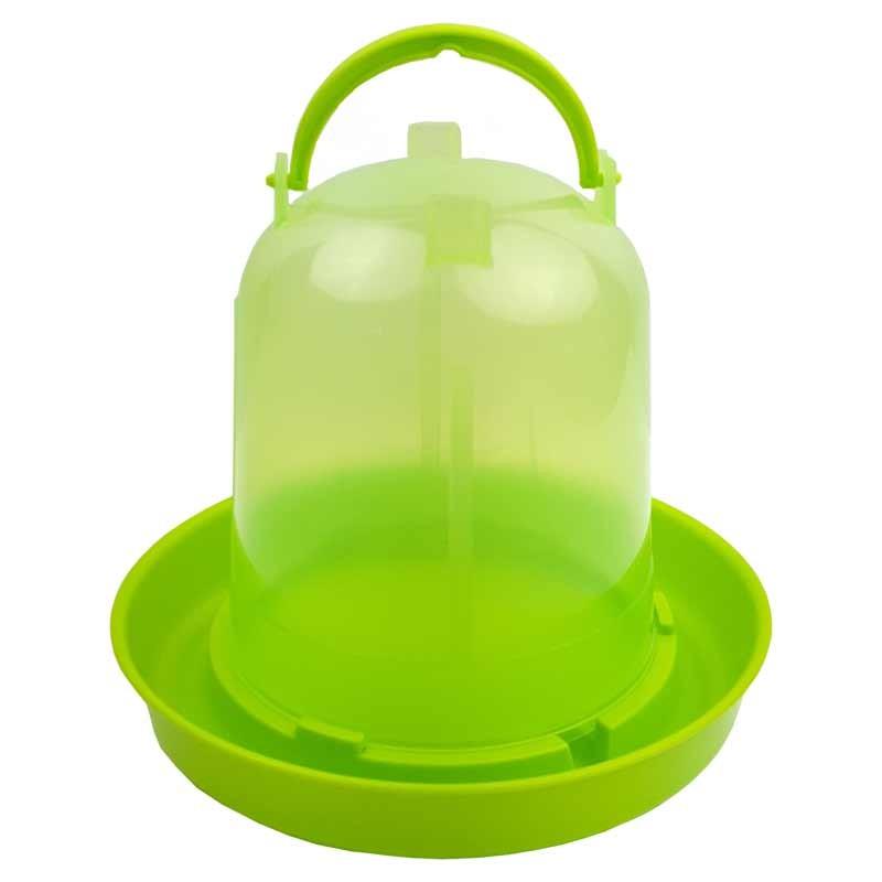 ヒヨコ・ウズラサイズ)自動給水器 容量1.5L(緑スケルトン) : eバード