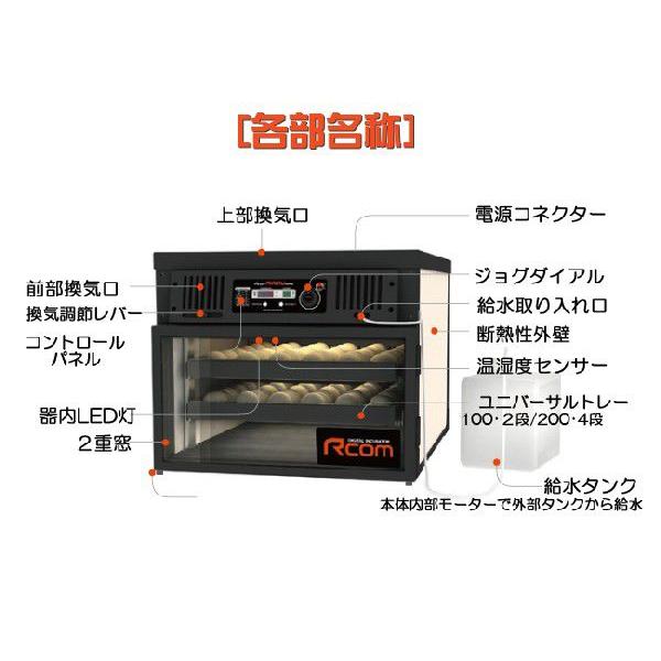 MARU100-DELUXE 業務用全自動孵卵器(ふ卵器・孵卵機） : eバード