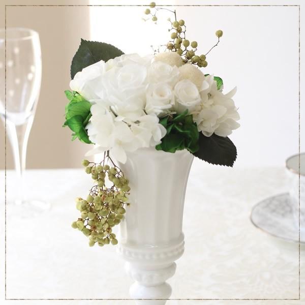 チープ プリザーブドフラワー Florenceフローレンス 白 花 ギフト プレゼント フラワーアレンジメント お祝い Modayestilo Com Mx