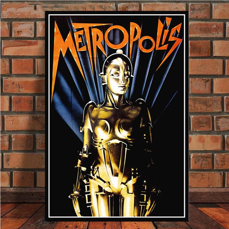 ポスター メトロポリス Metropolis ポスター 海外限定 キャンバス ポスター レトロ クラシック ドイツ 映画 芸術的 風景 枠なし 100X150cm 8｜believe555｜05