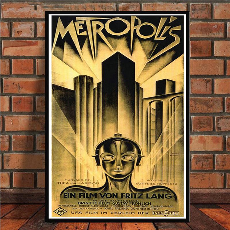 ポスター メトロポリス Metropolis ポスター 海外限定 キャンバス ポスター レトロ クラシック ドイツ 映画 芸術的 風景 枠なし 100X150cm 9｜believe555｜04