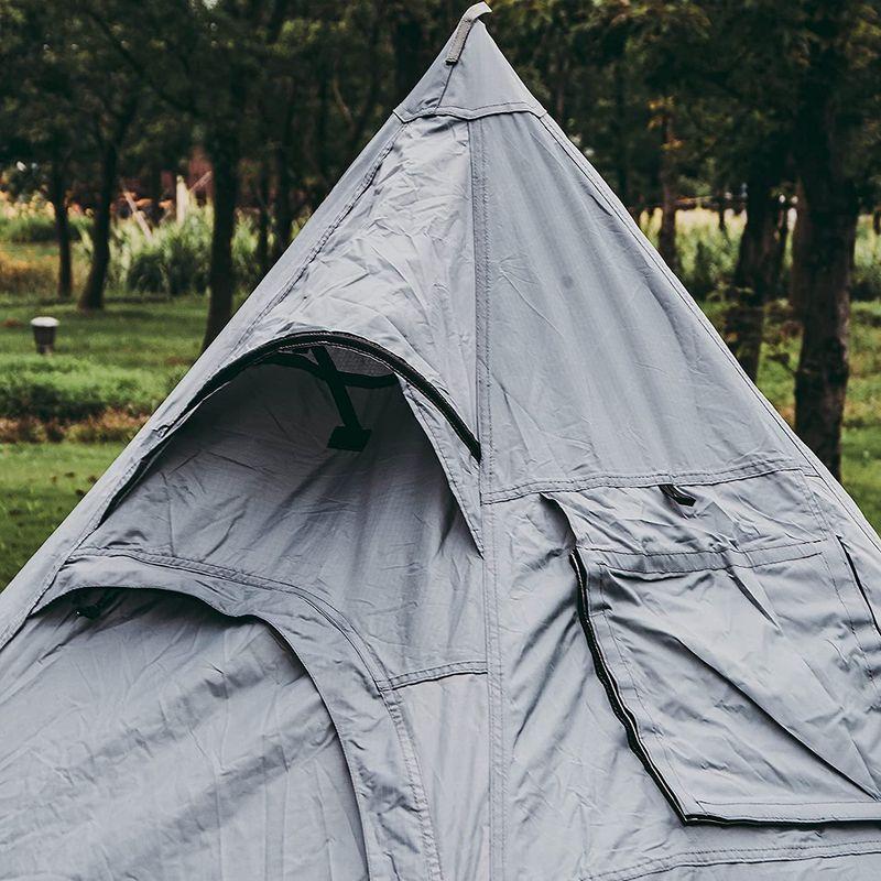 DOKICAMP ワンポールテント 軽量テント 高さ160CM かんたん設営