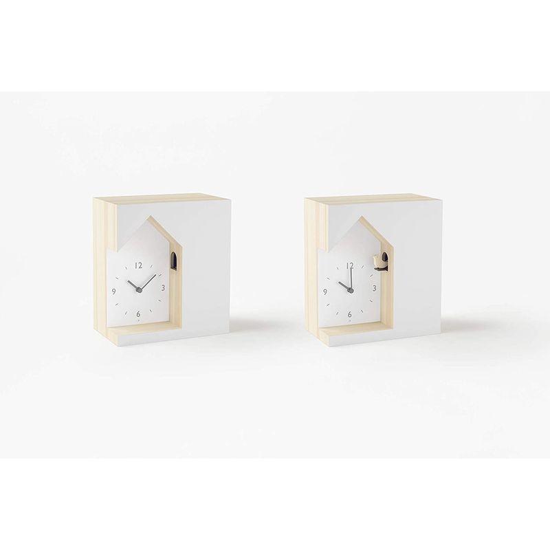 レムノス 置き時計 アナログ カッコー cuckoo-collection dent デント NL19-03 Lemnos 19.7×13.