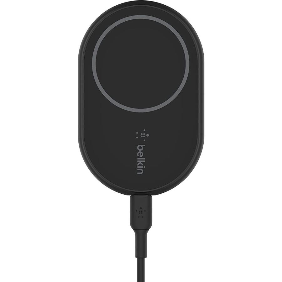 Belkin公式 ベルキン 車載充電器 MagSafe 磁器ワイヤレス 10W BOOSTCHARGE エアコン吹き出し口用 iPhone 13/12対応 WIC004btBK-NC|belkin|10