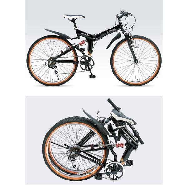 マウンテンバイク 自転車 MTB 折りたたみ自転車 マイパラス シマノ製6 