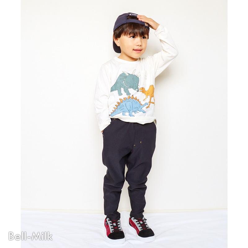 SKAPE 恐竜 ロンT トリケラトプス ティラノサウルス ステゴサウルス 長袖Tシャツ 子供服 ベビー キッズ 男の子 女の子 90-130cm エスケープ 春夏物 ★メール便OK｜bell-milk｜06