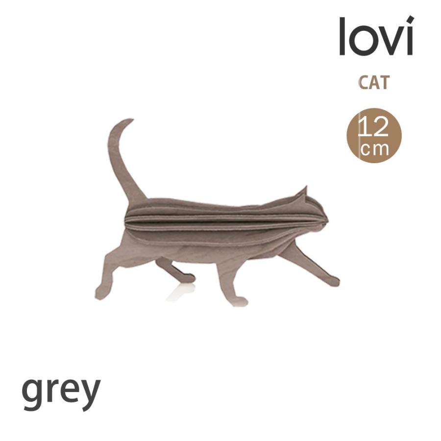 lovi（ロヴィ） 猫 置物 猫グッズ オブジェ インテリア 北欧雑貨 木製