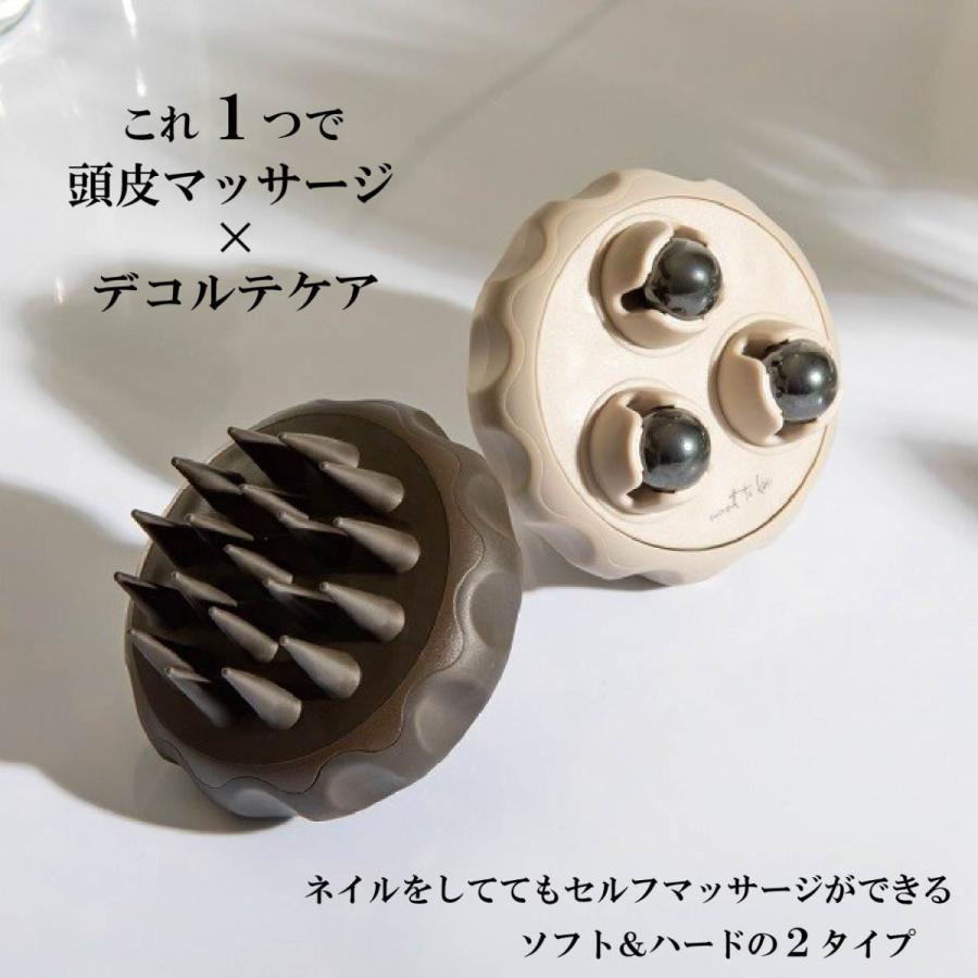 アルファックス 頭皮マッサージ スカルプブラシ マッサージローラー