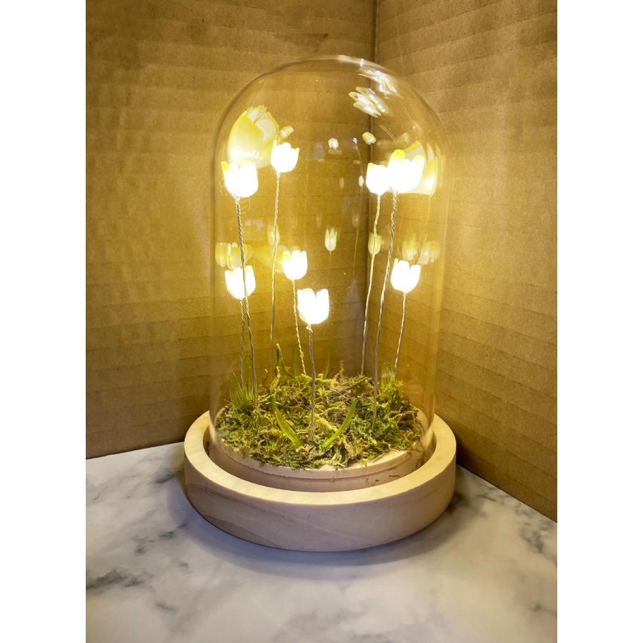 ルームライト Flower glass dome フラワーガラスドーム 東洋石創 お花