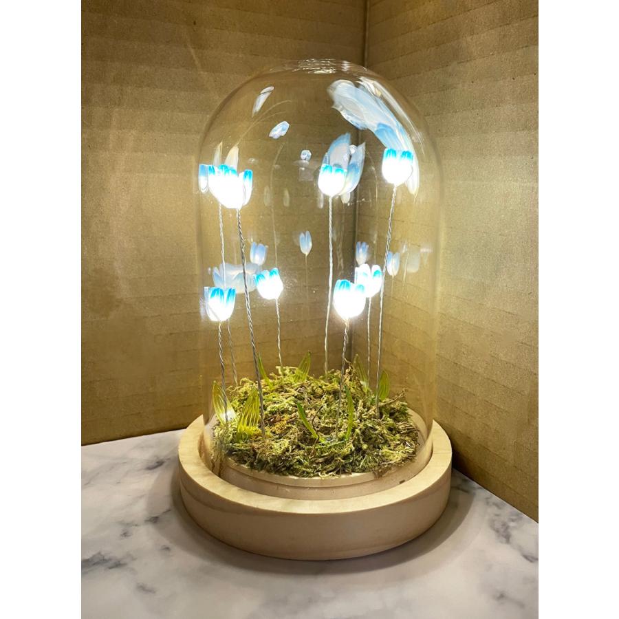 ルームライト Flower glass dome フラワーガラスドーム 東洋石創 お花
