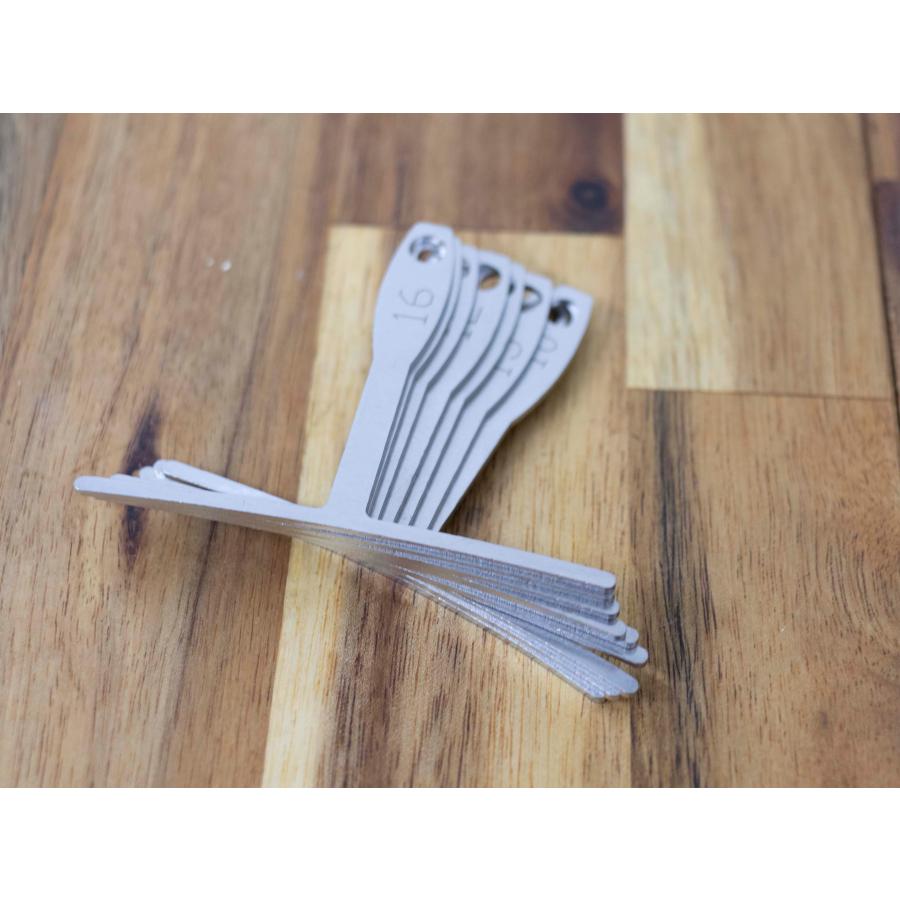 StewMac Understring Radius gauge スタンダード幅 9個組 未使用品 radiusgaugesetof9