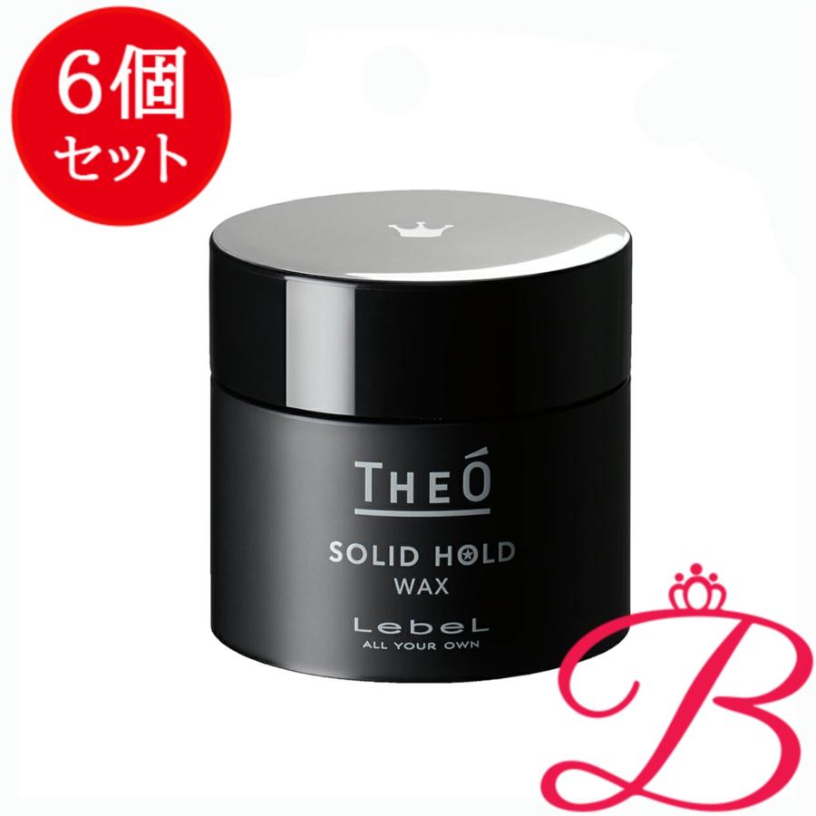 THEO 【6個】ルベル Lebel ジオ ワックス ソリッドホールド メンズ