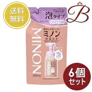 【×6個】ミノン 全身シャンプー 泡タイプ 400mL 詰替え用 の商品画像