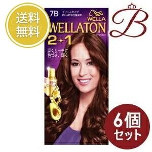 WELLA WELLATON 2+1 6B 7B 15個セット ウエラトーン 【×6個】ウエラトーン2+1 クリーム 7B : bellashopヤフー