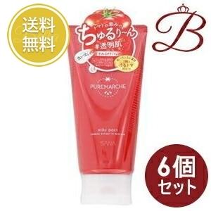 【×6個】サナ ピュレマルシェ ミルキーパック TM トマト 150g｜bella-bella