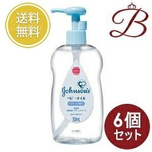 【×6個】ジョンソン ベビーオイル 低刺激 微香性 300mL