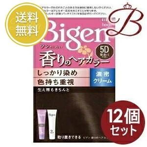 ビゲン 【×12個】ホーユー 香りのヘアカラー クリーム 5D 落ち着いた